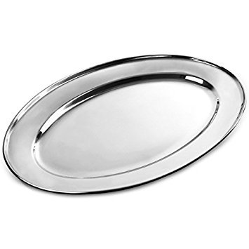 Stainless Steel Oval Flat Hire Herts Beds & Bucks