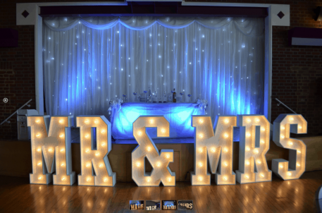 MR&MRS LED Letters