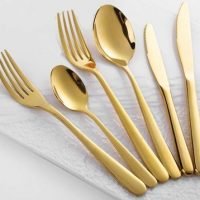 Luxury Gold Cutlery Hire