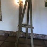 Rustic Wooden Easel pic