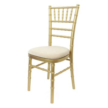 gold chiavari chair hire